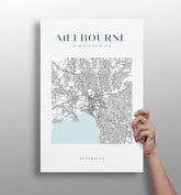 Melbourne V3 Aluminum Print.